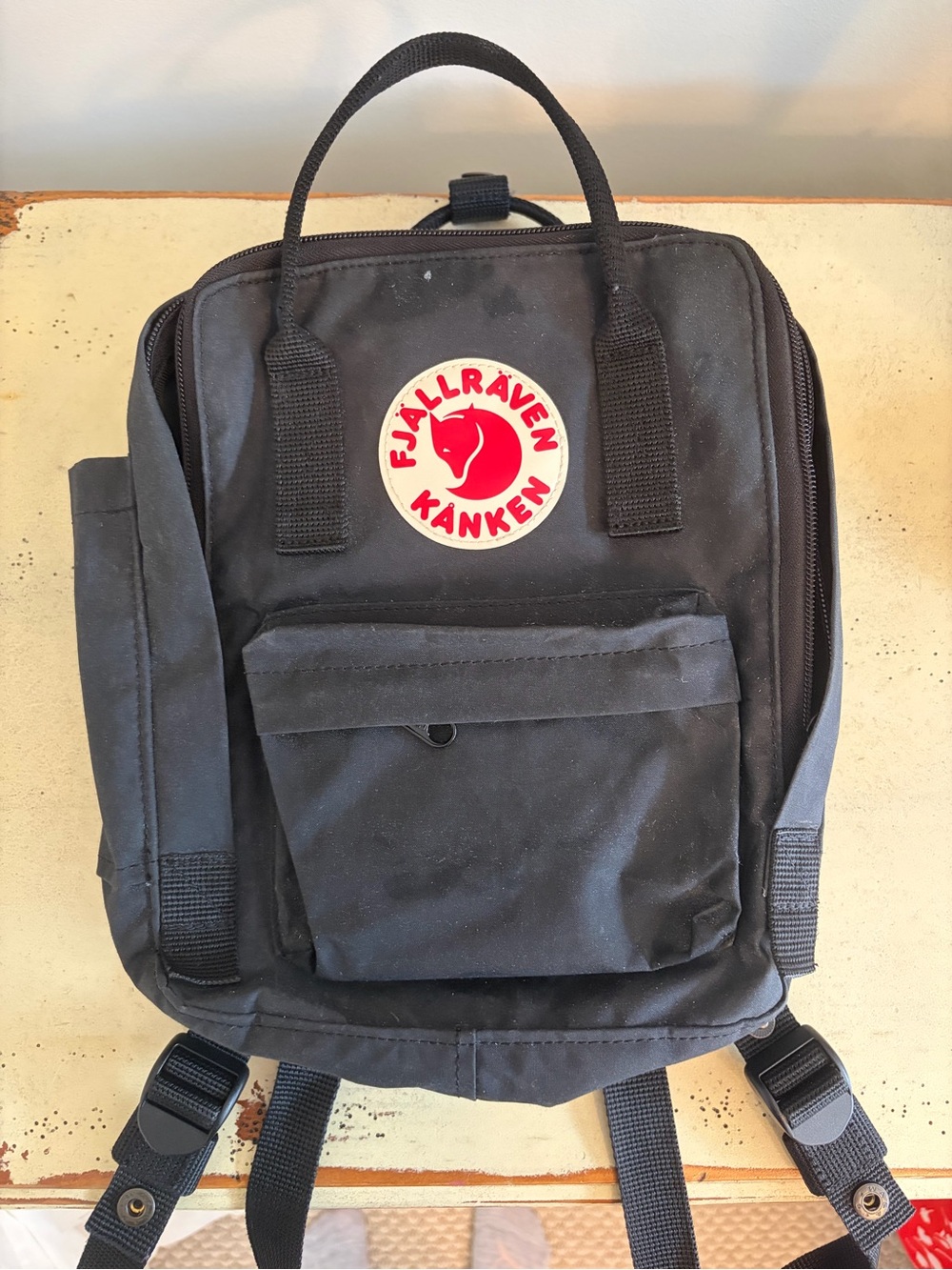 Fjallraven Kanken Mini Black Backpack